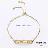 Copper Gilded Zirconium 1314 Bracelet