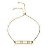 Copper Gilded Zirconium 1314 Bracelet