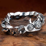 Thai Silver Original 925 Sterling Silver Vintage Chain & Link Bracelet