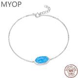 Shimmering Synthetic Opal Diamond Bracelet for Christmas Festivities