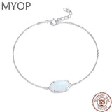 Shimmering Synthetic Opal Diamond Bracelet for Christmas Festivities