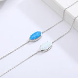 Shimmering Synthetic Opal Diamond Bracelet for Christmas Festivities