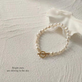 Baroque Freshwater Pearl 14K Filled Ladies Bracelet Christmas Gift
