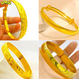 Vietnamese Star Wedding Bracelet 24k Plated Non Fading Jewelry