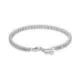 925 Silver Tennis Bracelet for Charm Beads DIY Jewelry