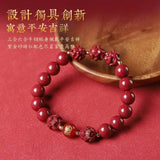 Rabbit Birth Cinnabar Bracelet Taisui Lucky Unisex Bracelet