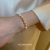 Baroque Pearl 14K Filled Bangle Jewelry for Women
