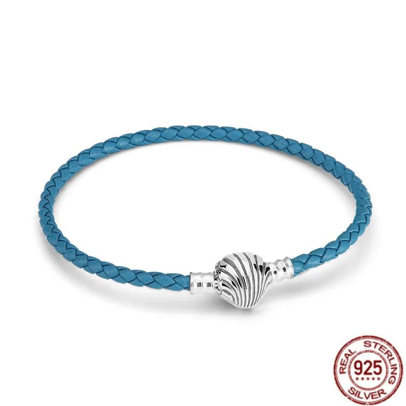 925 Sterling Silver Butterfly Clasp Snake Bone Chain Bracelet