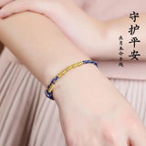 Zodiac Rabbit Guardian Bracelet, Panlong Knot Handstring