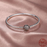 925 Silver Heart Charm Bracelet