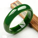Green Jade Bangle Jewelry For Women Men Bracelets