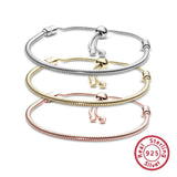 Adjustable Silver 925 Bracelet for Women