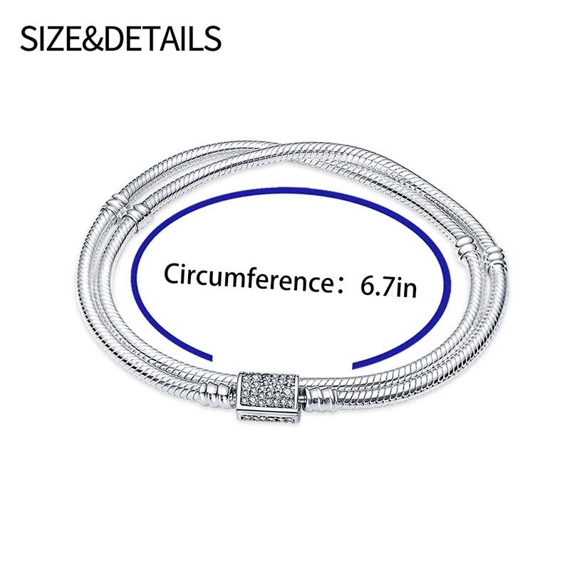 Heart T-Bar Cuff Chain: 925 Sterling Solid Silver Bracelet