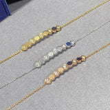 925 Sterling Silver Love Nest Honeycomb Bracelet for Women