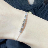 925 Sterling Silver Love Nest Honeycomb Bracelet for Women