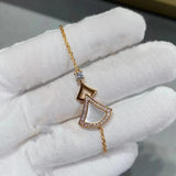 Rose Triangle Stone Bracelet for Women