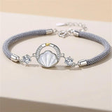 Arrival Shell Sun Whale Moon Zircon Bracelet High-end Rope Bracelet