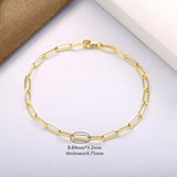 925 Sterling Silver Layered Beaded Link Chain Bracelet