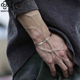 Italian 4.5mm Flat Herringbone Chain Bracelet 18K Plated 925 Sterling Silver