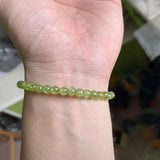 Natural Peridot Stone Bracelet - Gemstone Jewelry Bracelet