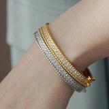 S925 Silver Zircon Bead Moissanite Bracelet Women