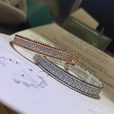 S925 Silver Zircon Bead Moissanite Bracelet Women
