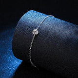 Real Moissanite Lucky Bubble Bracelet for Women Girl
