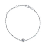 Real Moissanite Lucky Bubble Bracelet for Women Girl