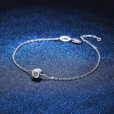Real Moissanite Lucky Bubble Bracelet for Women Girl