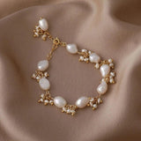 Freshwater Pearl Ins Niche Bracelet Beads Beaded Cold Style