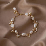 Freshwater Pearl Ins Niche Bracelet Beads Beaded Cold Style