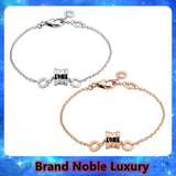 S925 Sterling Silver Couple Bangle Bracelet Christmas Gift