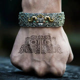 S925 Men's Bracelet Gluttonous Opening Adjustable Domineering