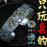 S925 Men's Bracelet Gluttonous Opening Adjustable Domineering