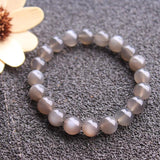 Sunstone Moonstone Bracelet 7-10mm Round Beads AAAAA