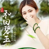 Green Jade Bangle Natural Stone Bracelet
