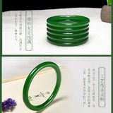 Green Jade Bangle Natural Stone Bracelet