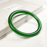 Green Jade Bangle Natural Stone Bracelet