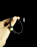 Green Sandalwood Bamboo Knot Hand String Luck Beads