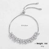 Copper Plated Zirconium Pearl Bracelet High-end Gift