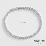 Copper Plated Zirconium Pearl Bracelet High-end Gift