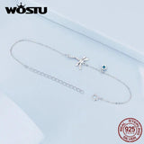 925 Silver Dragonfly Bracelet Blue-Green Enamel Women's Jewelry