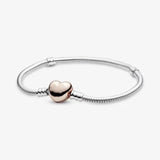 925 Silver Bracelet for Women Pan Charm Snake Crown DIY Jewelry