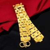 24K Coating Bracelet Men's Jewelry Hand Chain Wedding