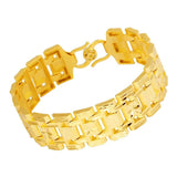 24K Coating Bracelet Men's Jewelry Hand Chain Wedding