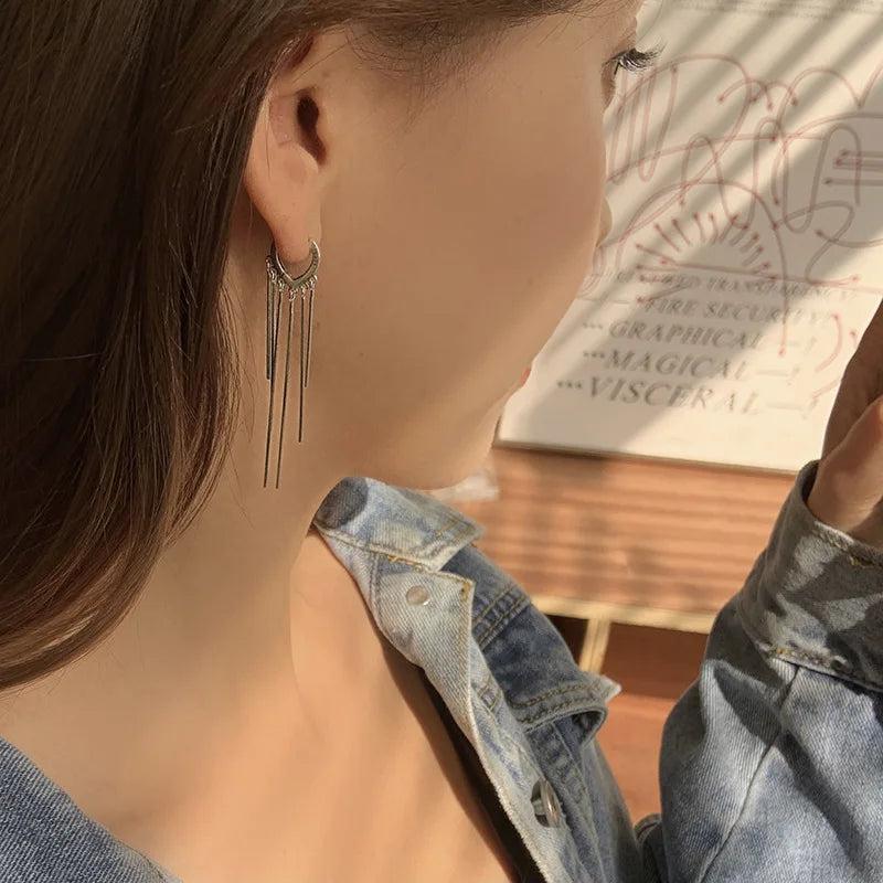 925 Sterling Silver Retro Heart Earrings for Women