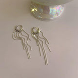 925 Sterling Silver Retro Heart Earrings for Women