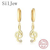 925 Silver Rainbow Snake Eye Angel Cross Moon Lightning Feather Hoops Earrings