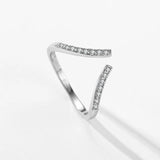 925 Silver Open Size Index Finger Ring Classic Wedding Fine Jewelry
