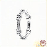 Radiant Heart Pav? Signet Ring 925 Sterling Silver Women's Anniversary Jewelry